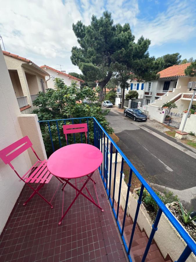 Grand F3 Vue Mer Centre Plage Proche Commerces Plage dʼArgelès Kültér fotó